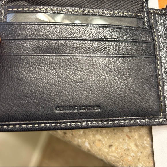 NWT Timberland Black Genuine Leather Bifold Wallet Men’s - Blix Passcase - Picture 9 of 11